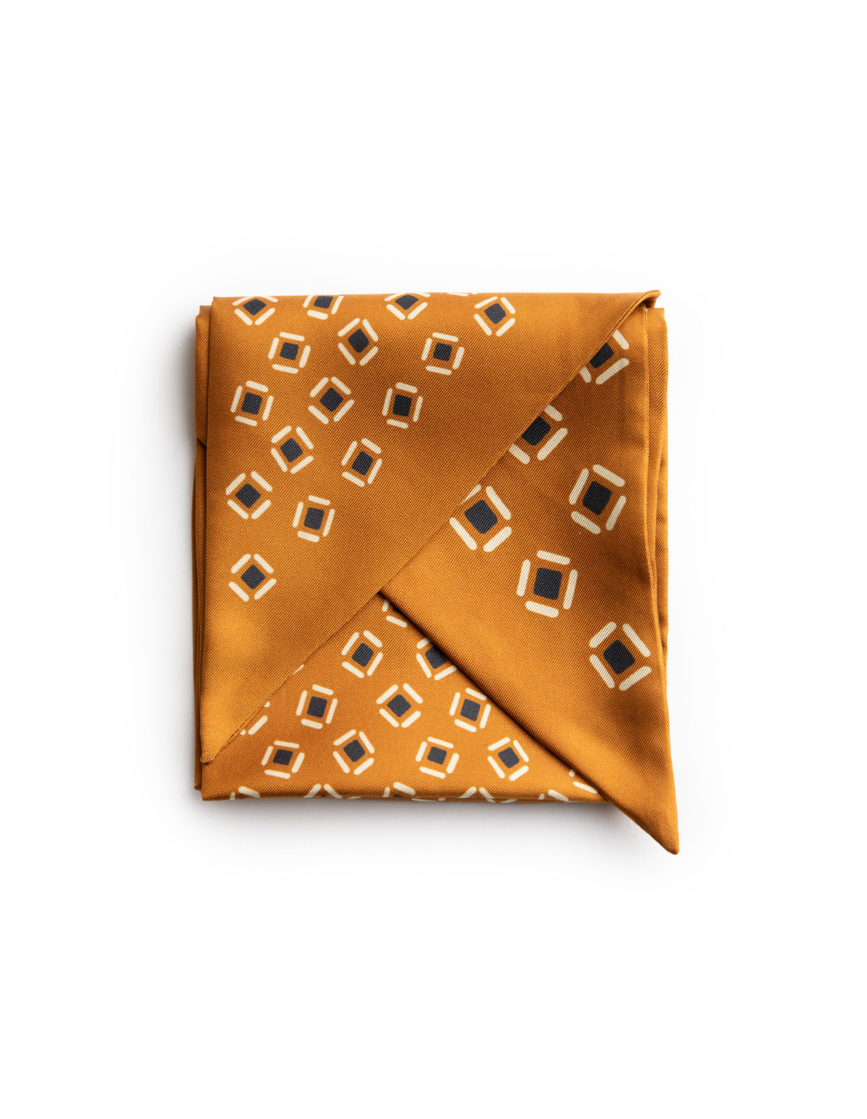 Silk Bandana Cinnamon Cube
