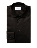 Slim Fit Signature Twill Shirt Black
