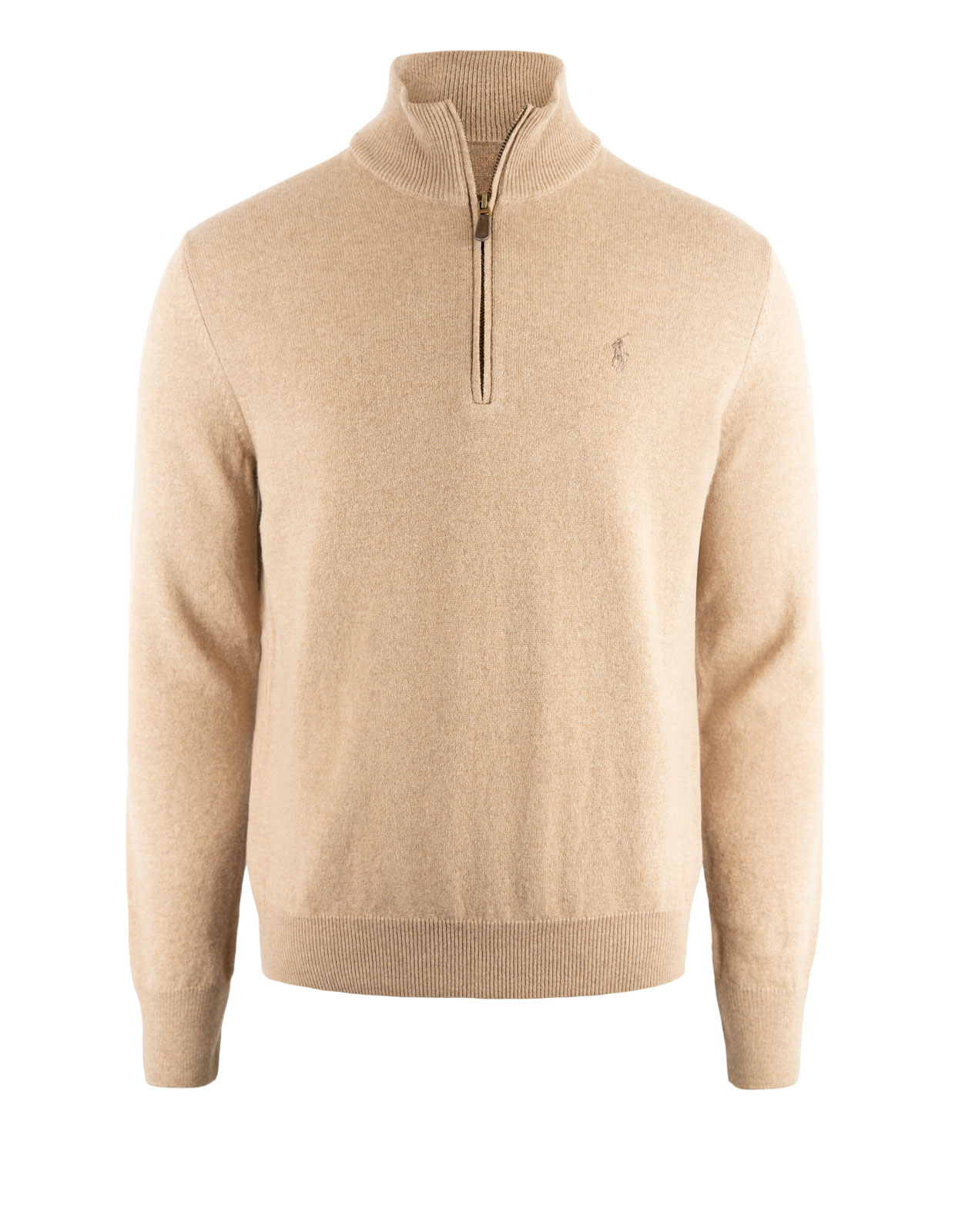 Half Zip Tröja Beige