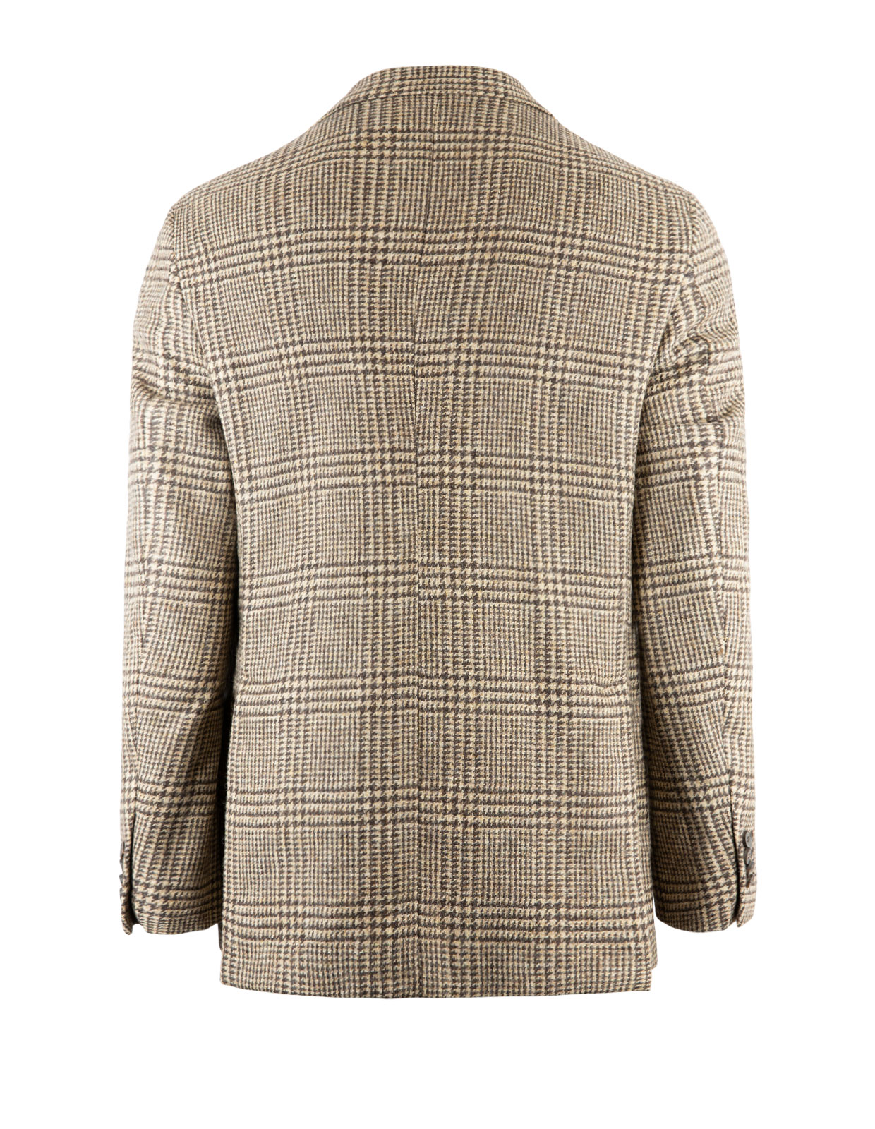 Napoli Jacket British Tweed Check Brown/Beige Check