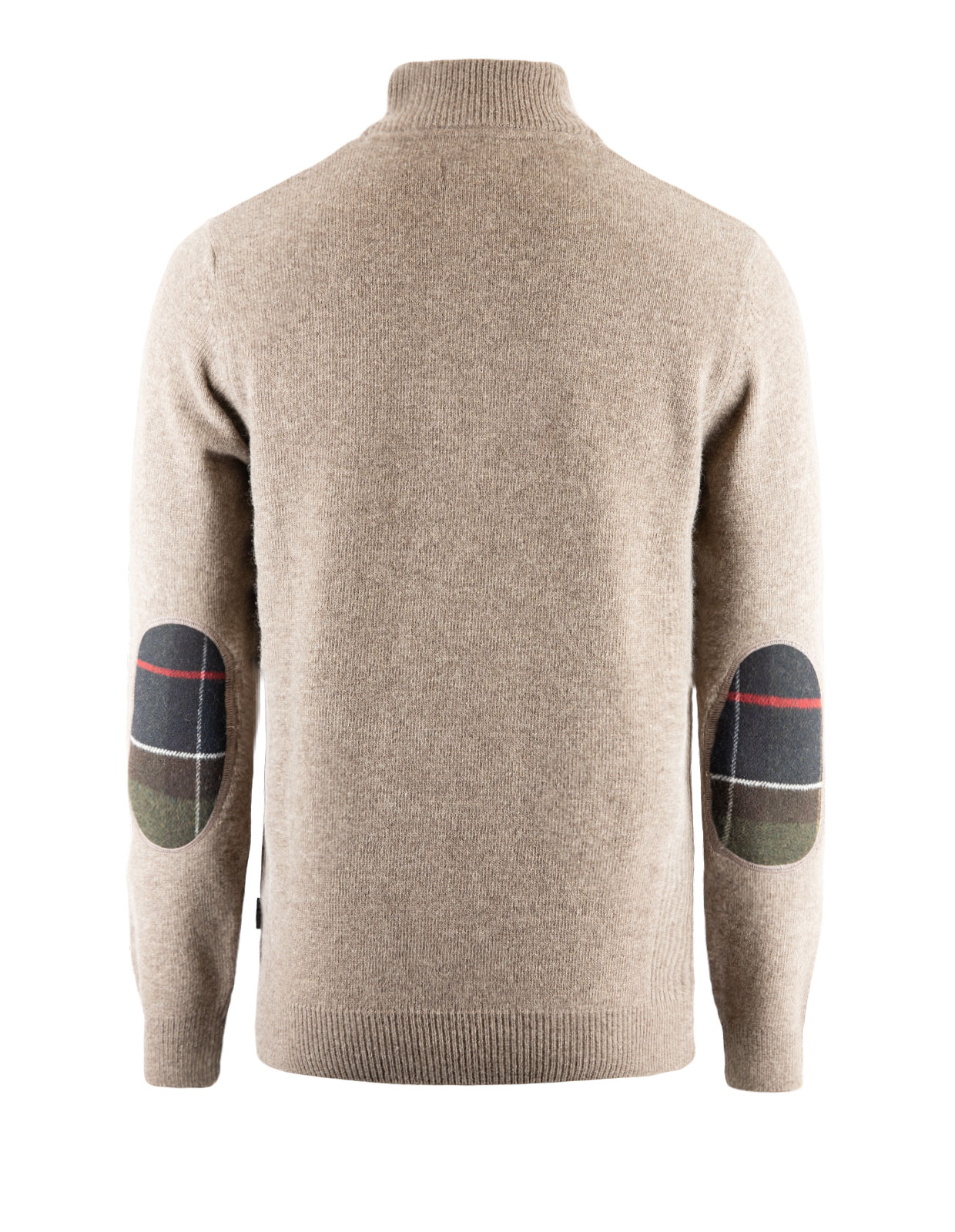 Holden Tröja Half Zip Lammull Brun