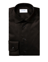 Contemporary Fit Signature Twill Shirt Black Stl 39
