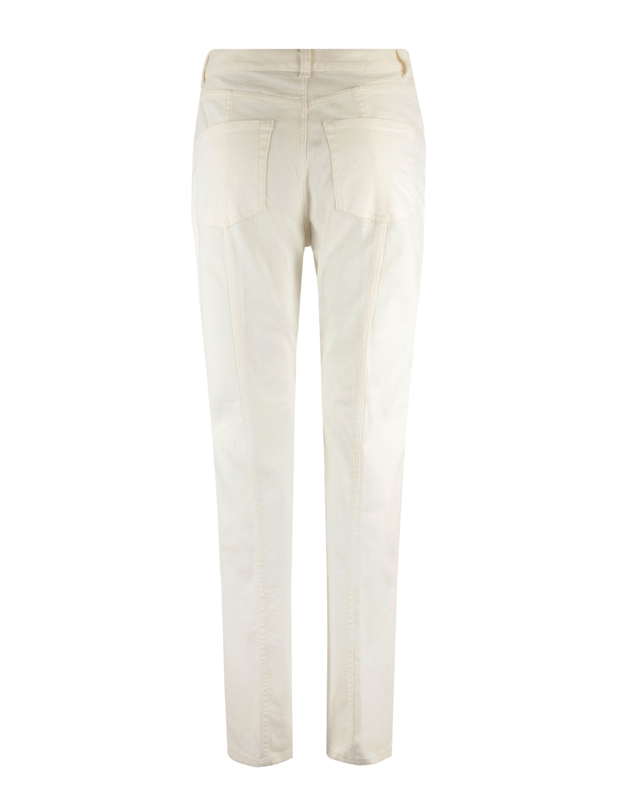 Flared 5 Pocket Cream Stl 28"