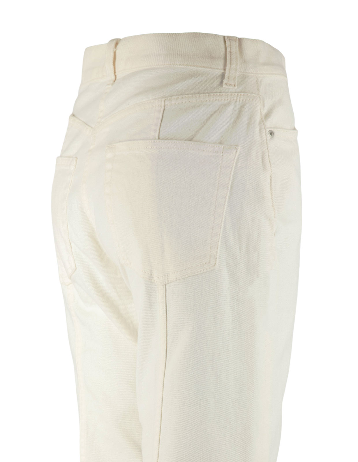 Flared 5 Pocket Cream