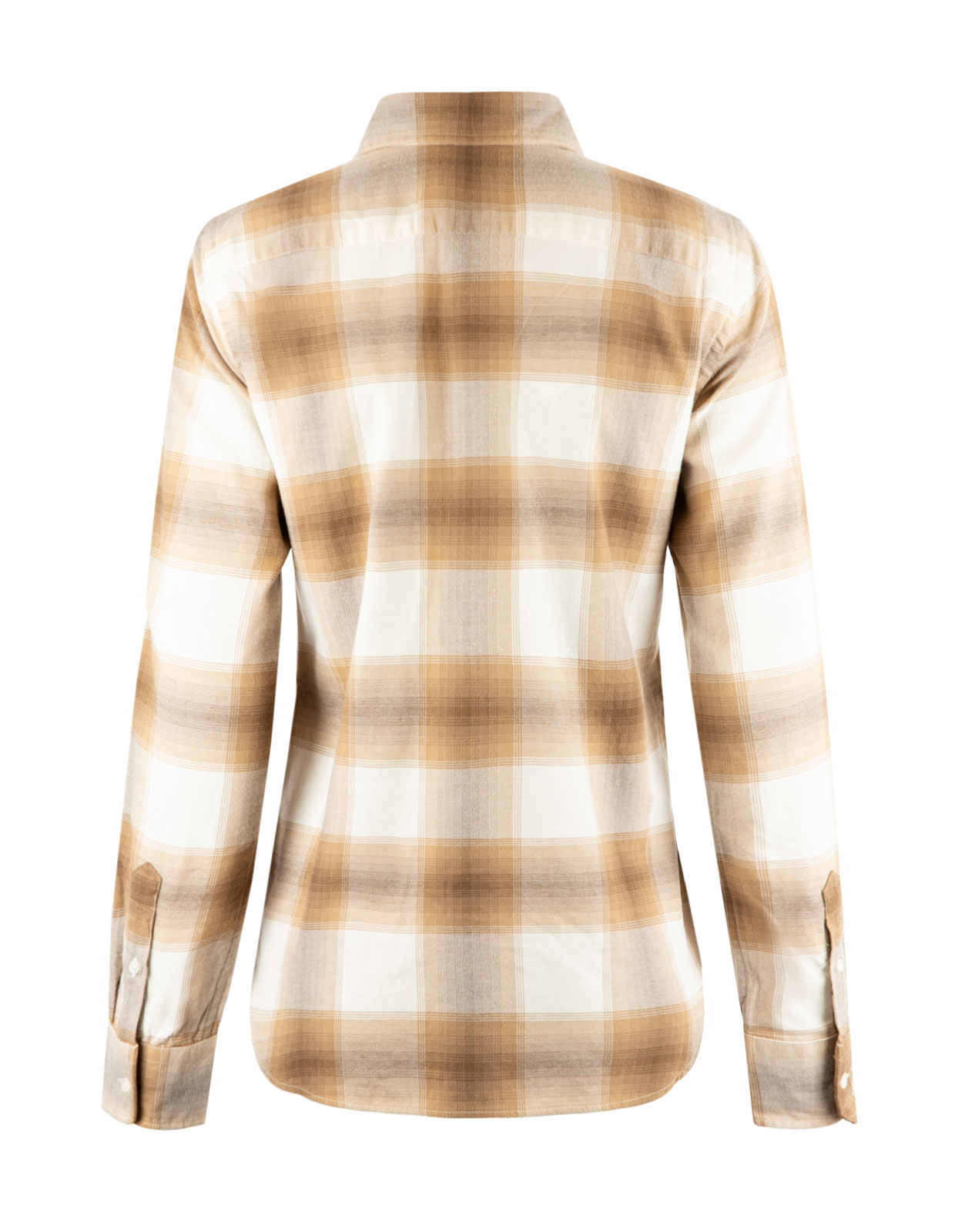 Flanell Shirt Brown Ombre Plaid