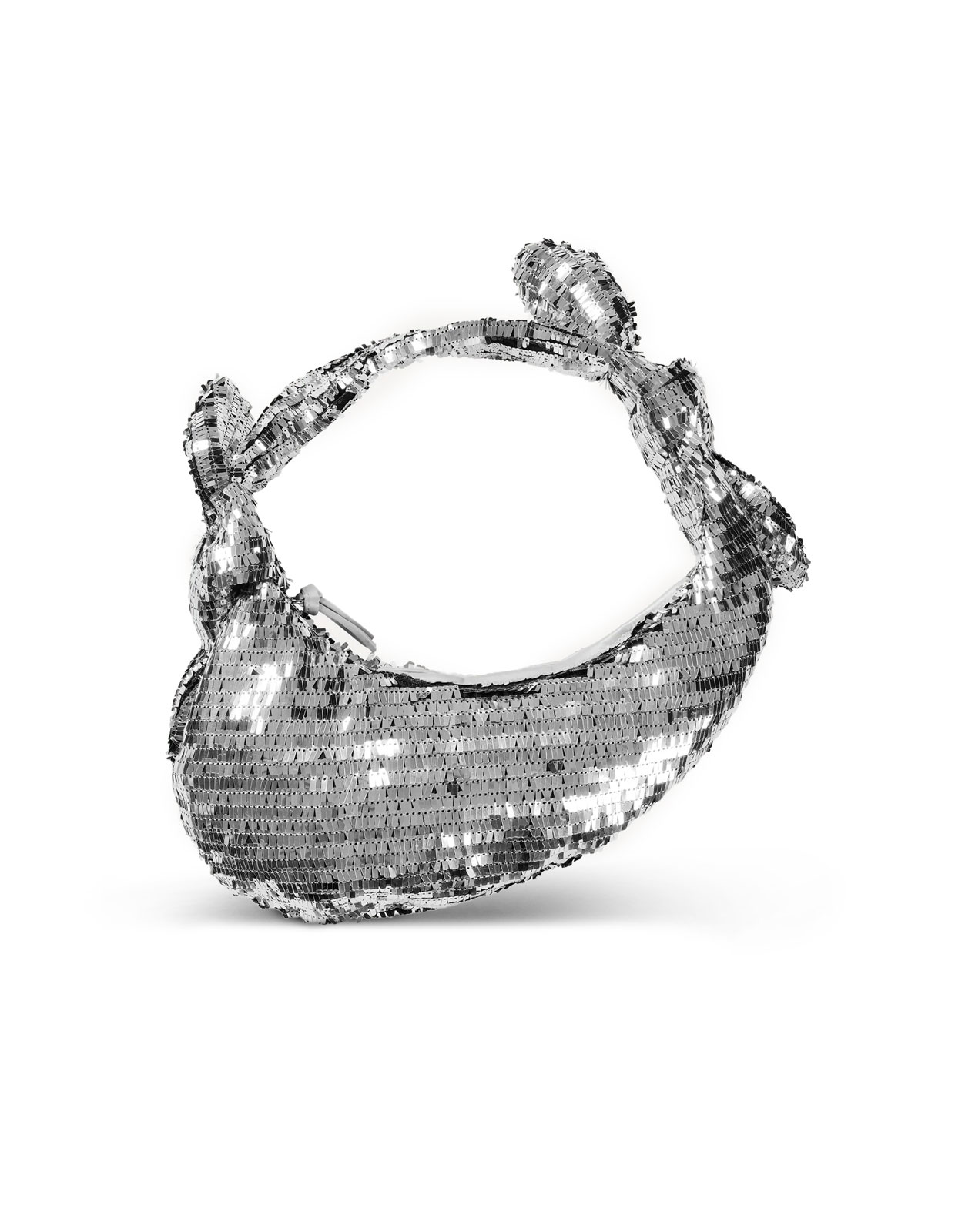 Julius Sequin Bag Silver