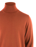 Roll Neck Merino Spice Orange