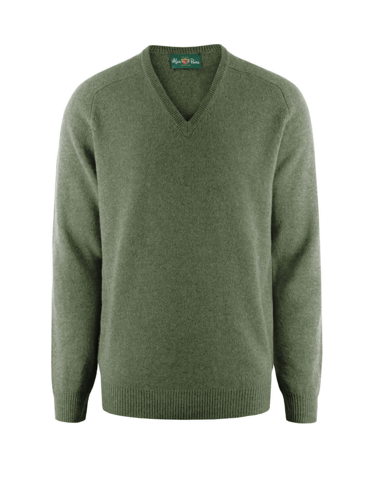 Kilsyth Tröja Lammull Mossgrön 50