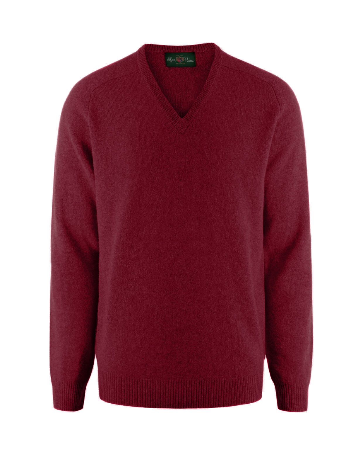 Kilsyth Tröja Lammull Vinröd 46