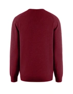 Kilsyth Tröja Lammull Vinröd 46