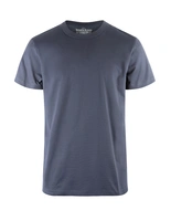 Crew Neck Pima Marinblå