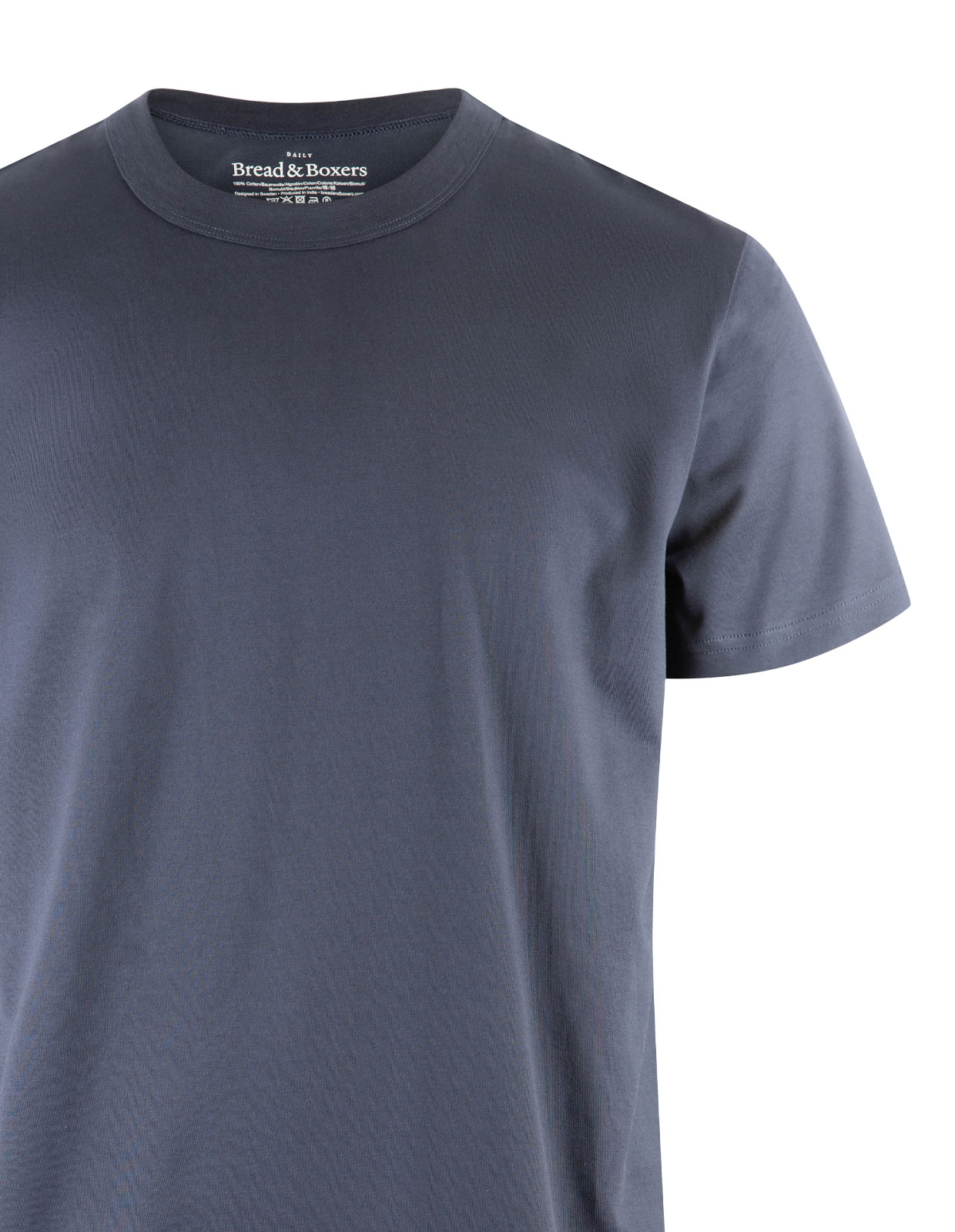 Crew Neck Pima Navy Blue