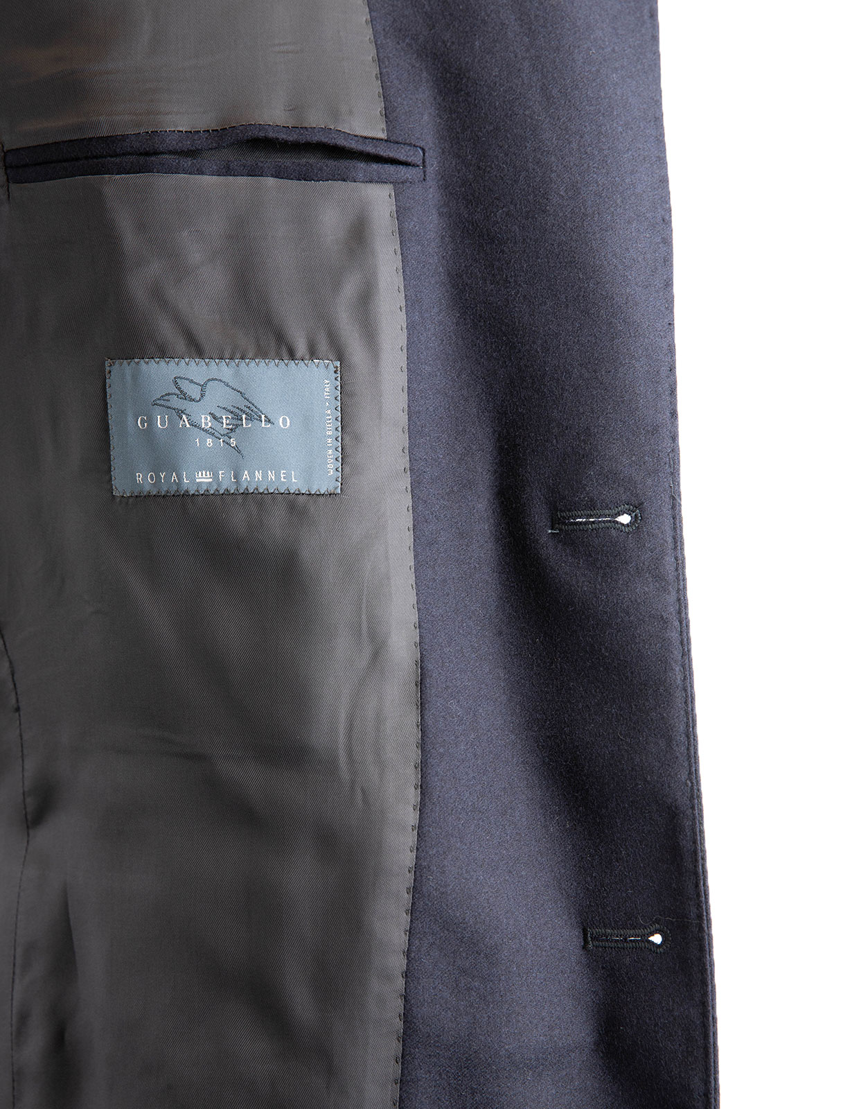 Roma Jacket Royal Flannel Navy Stl 48