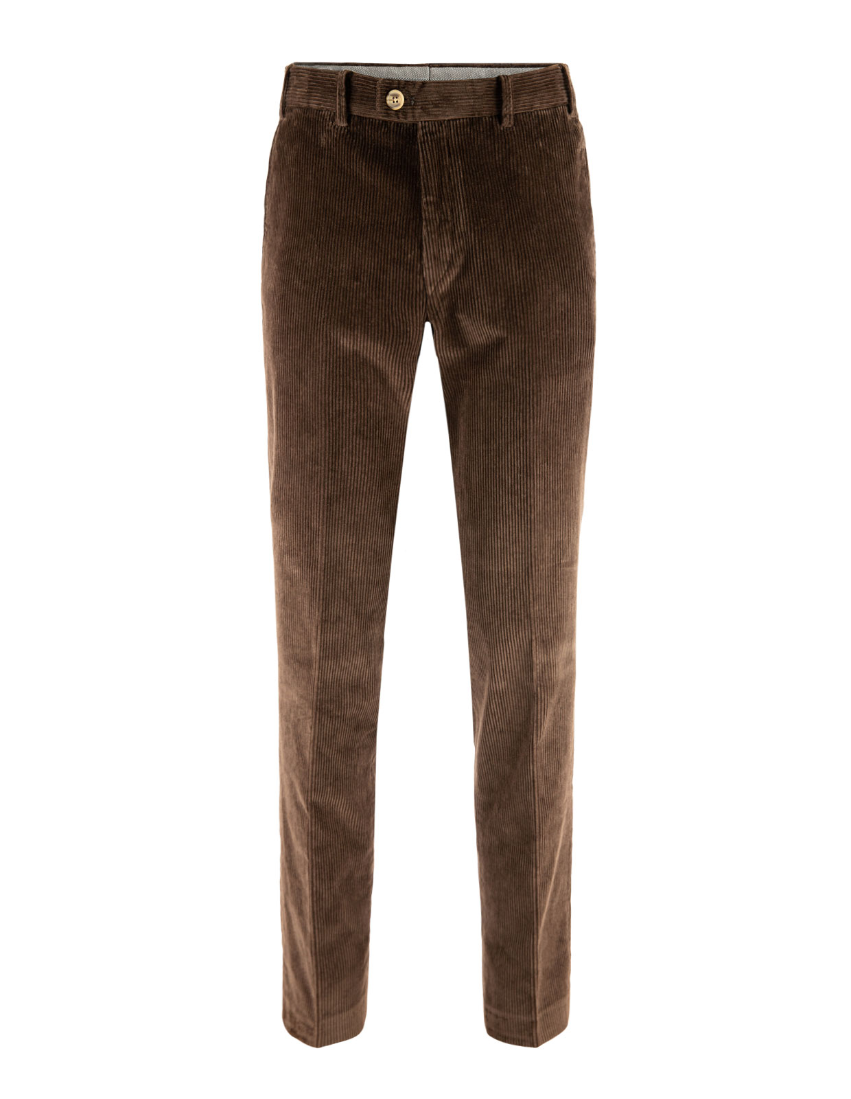 Parma Regular Fit Trouser Genua Cord Mörkbrun