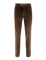 Parma Regular Fit Trouser Genua Cord Mörkbrun