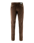 Parma Regular Fit Trouser Genua Cord Mörkbrun