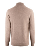 Sutherland Half Zip Mock Neck Mushroom