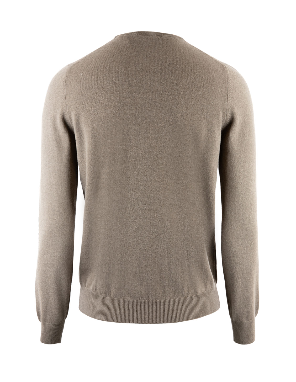 Crew Neck Wool & Cashmere Olive