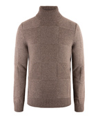 Polotröja Ull/Cashmere Brun Stl 56