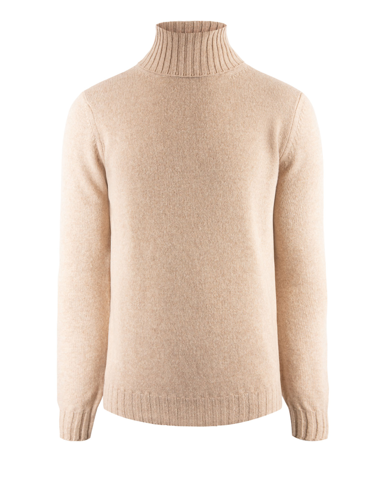 Chunky Roll Neck Wool Cashmere Bambu