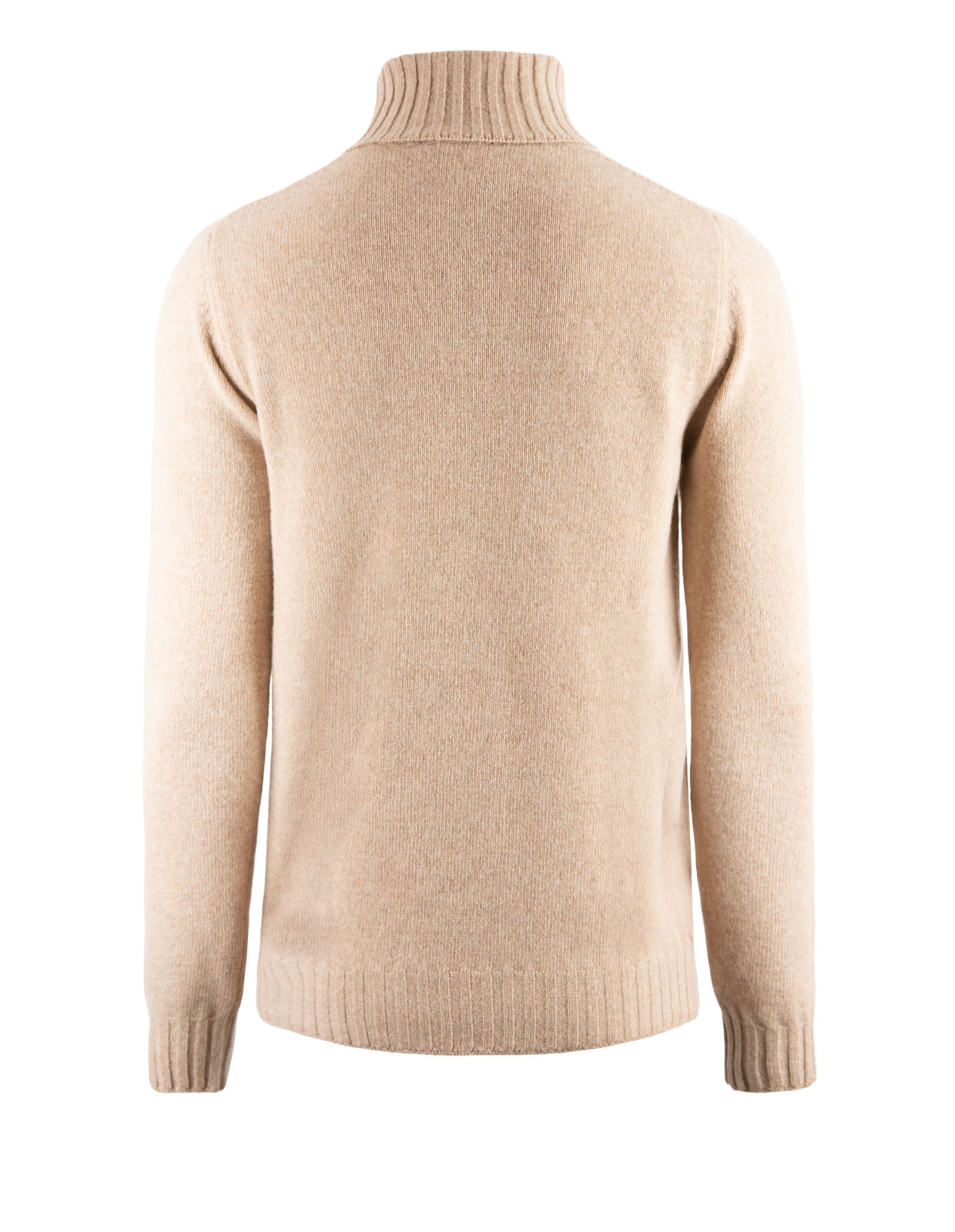 Chunky Roll Neck Wool Cashmere Bambu