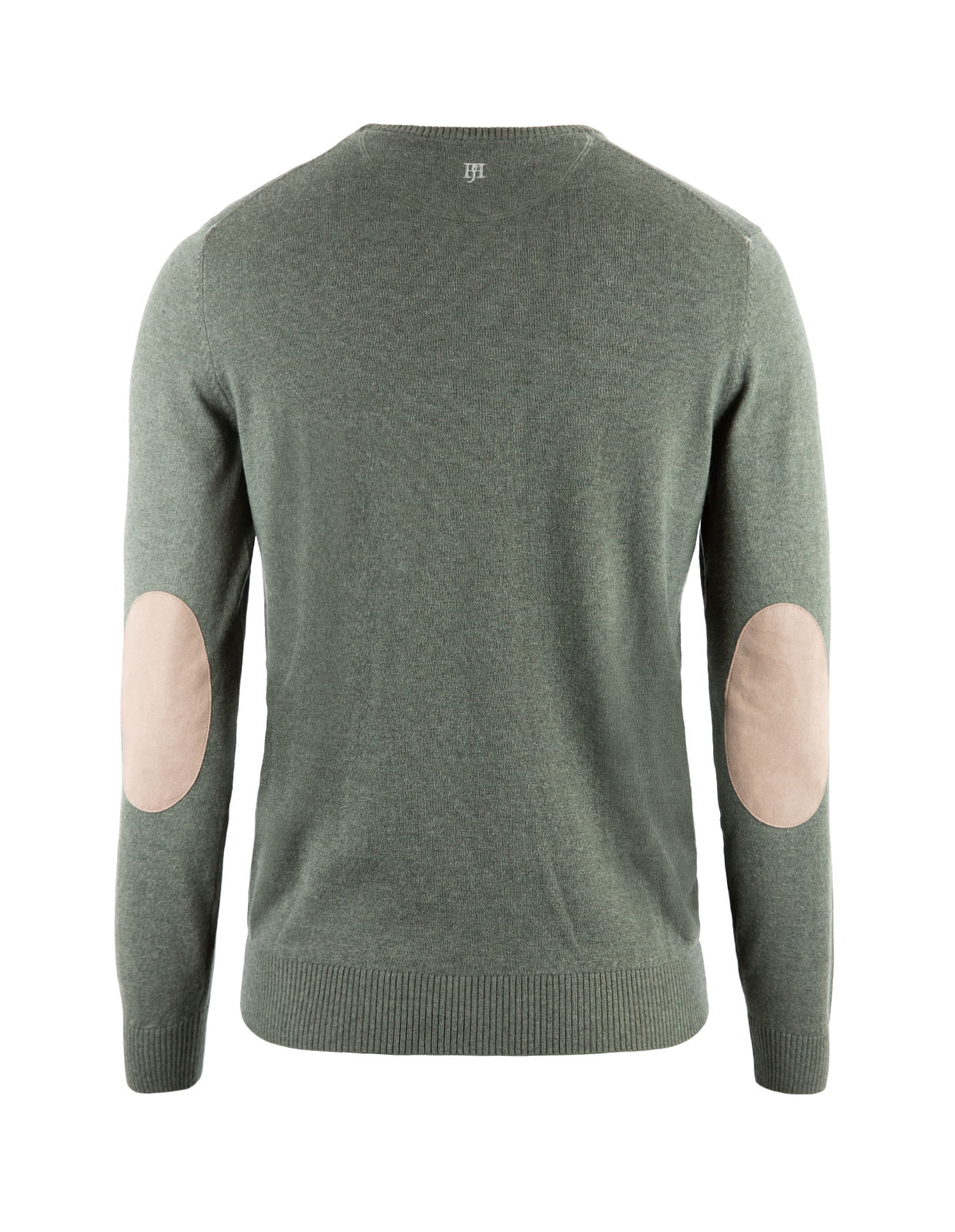Crew Neck Sweater E-patch Green