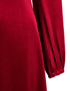 Melfi Velvet Dress Red