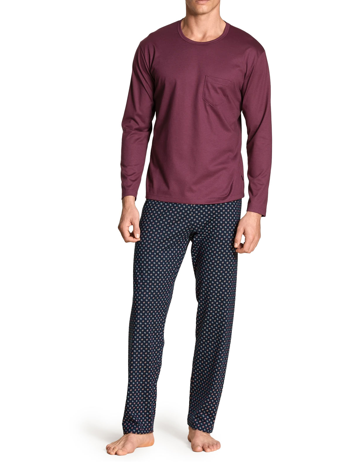 Pyjama Relax Imprint Grape Wine