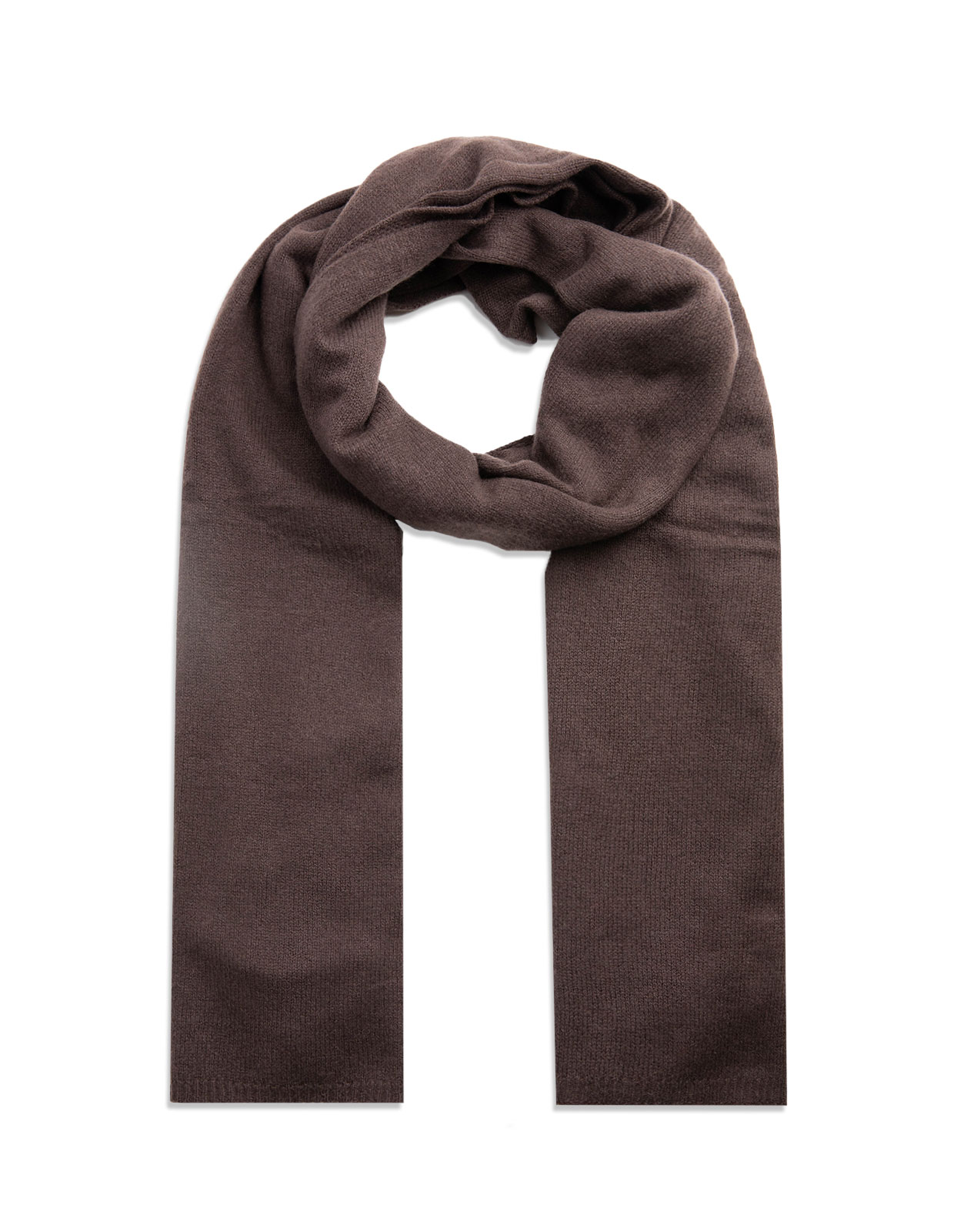 Scarf Solid Cashmere Brown