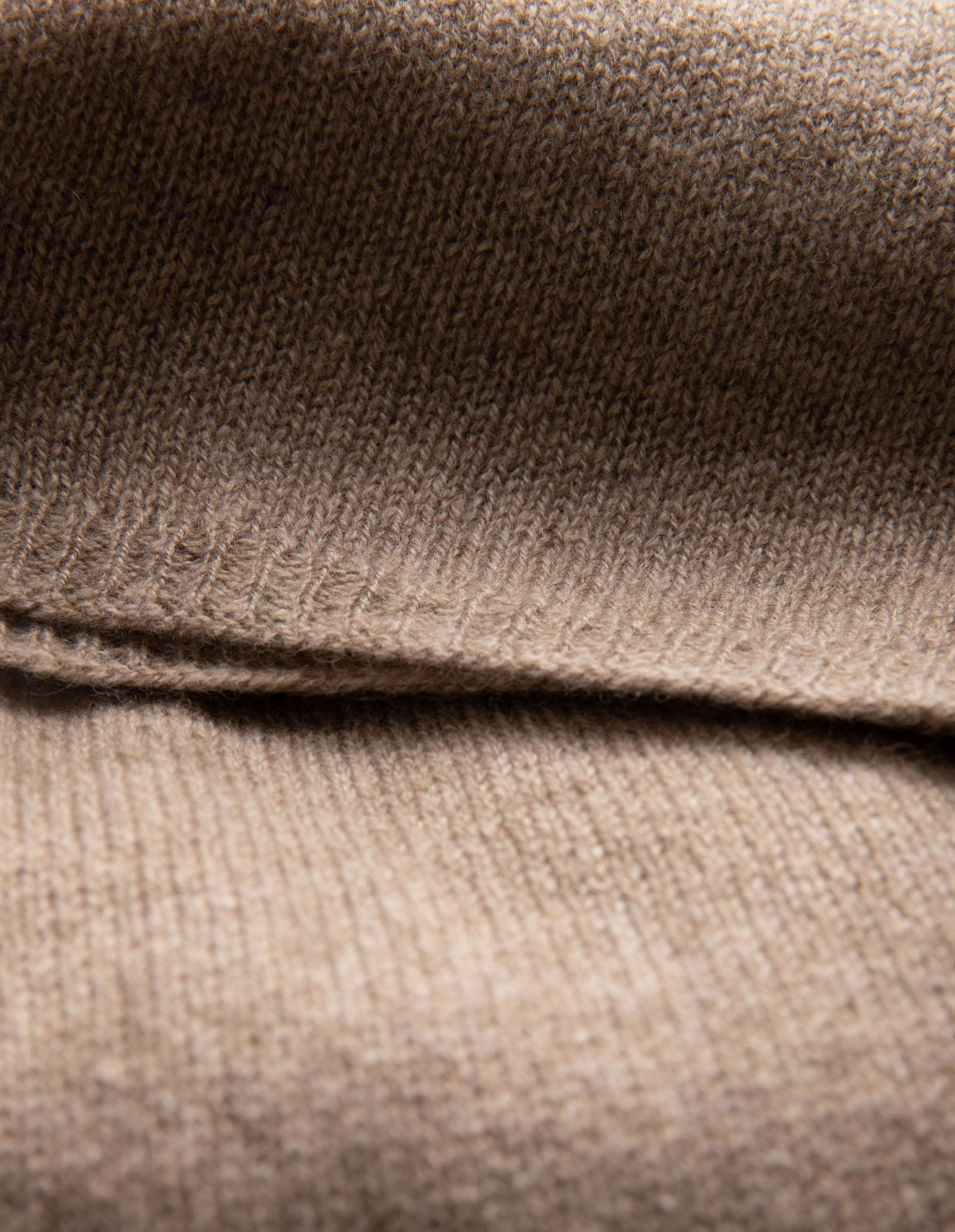 Scarf Solid Cashmere Lt Brown Melange