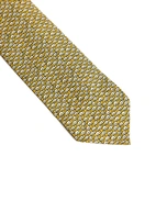 Slips Siden Ofodrad Retromönster Gul / Vit One Size