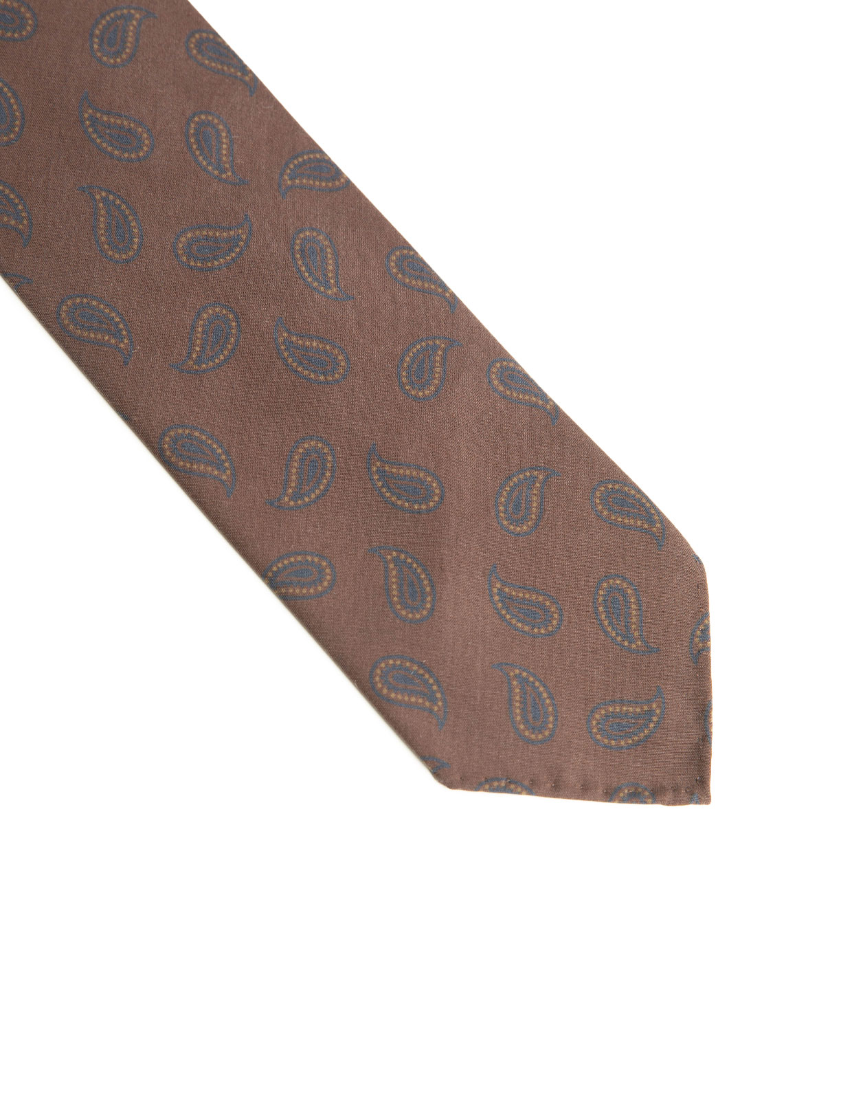 Slips Siden Ofodrad Retromönster Dark Choc Paisley