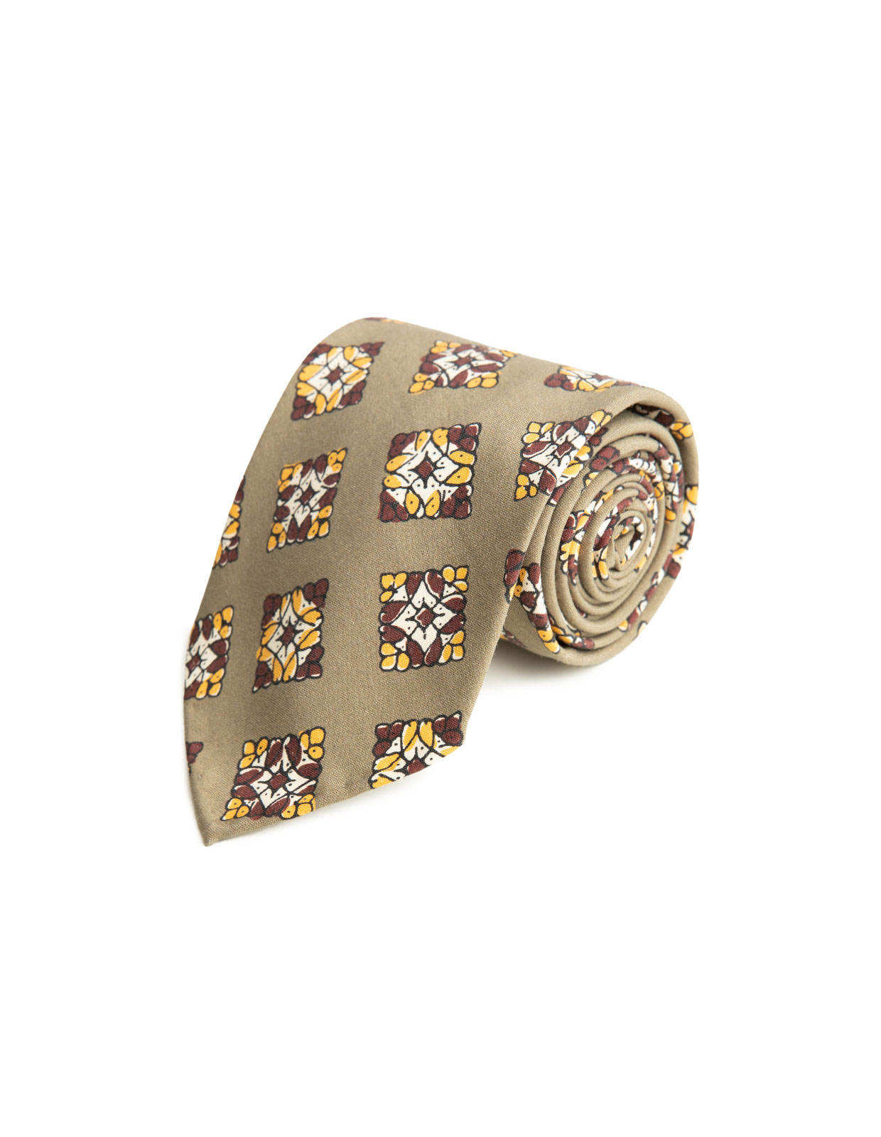 Slips Siden Ofodrad Retromönster Khaki One Size