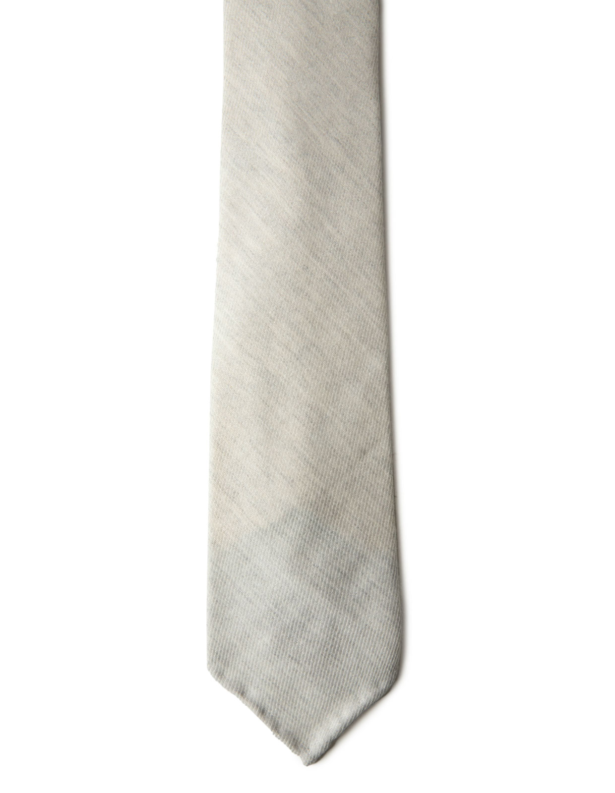 Untipped Cashmere Tie Soft Grey