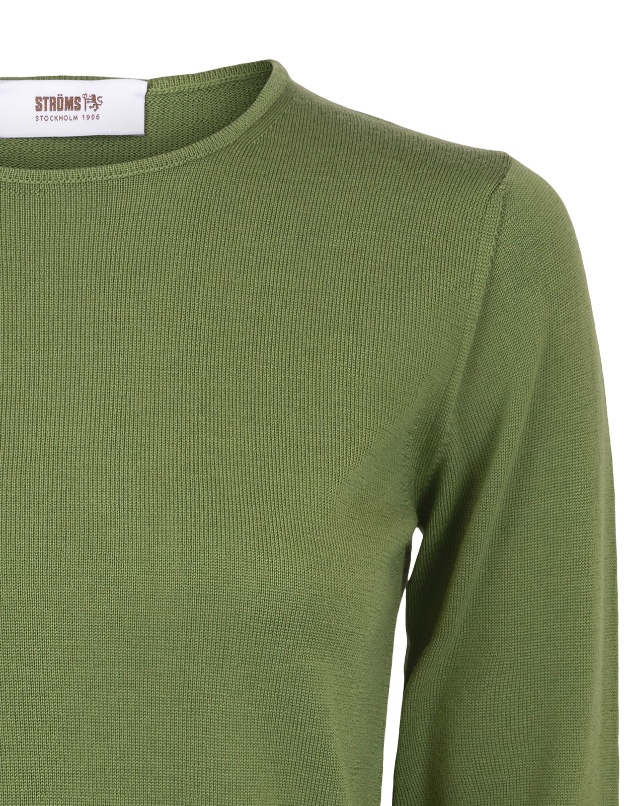 Round Neck Sweater Forno/Green Stl L
