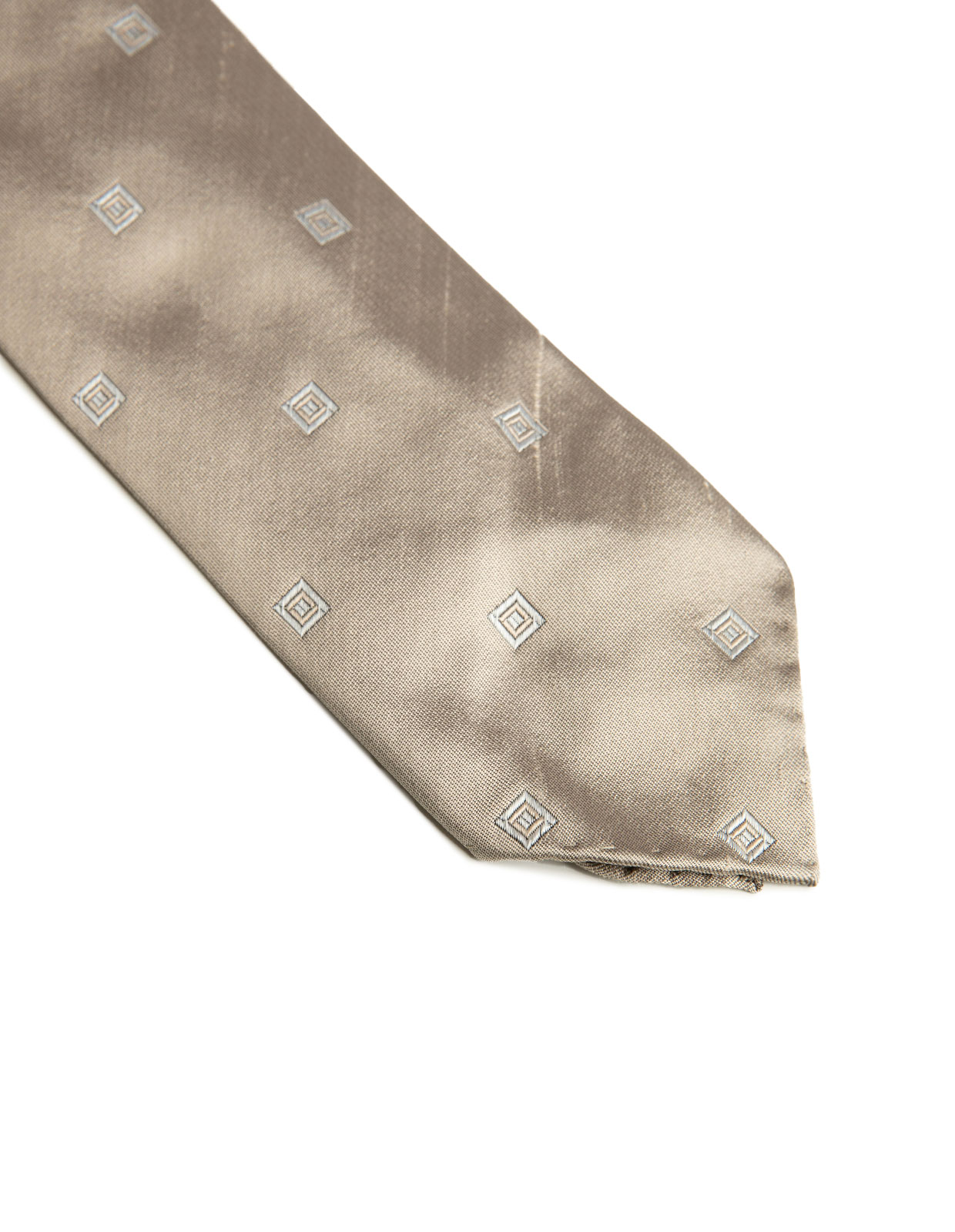 Slips Ofodrad Shantung Guldbeige