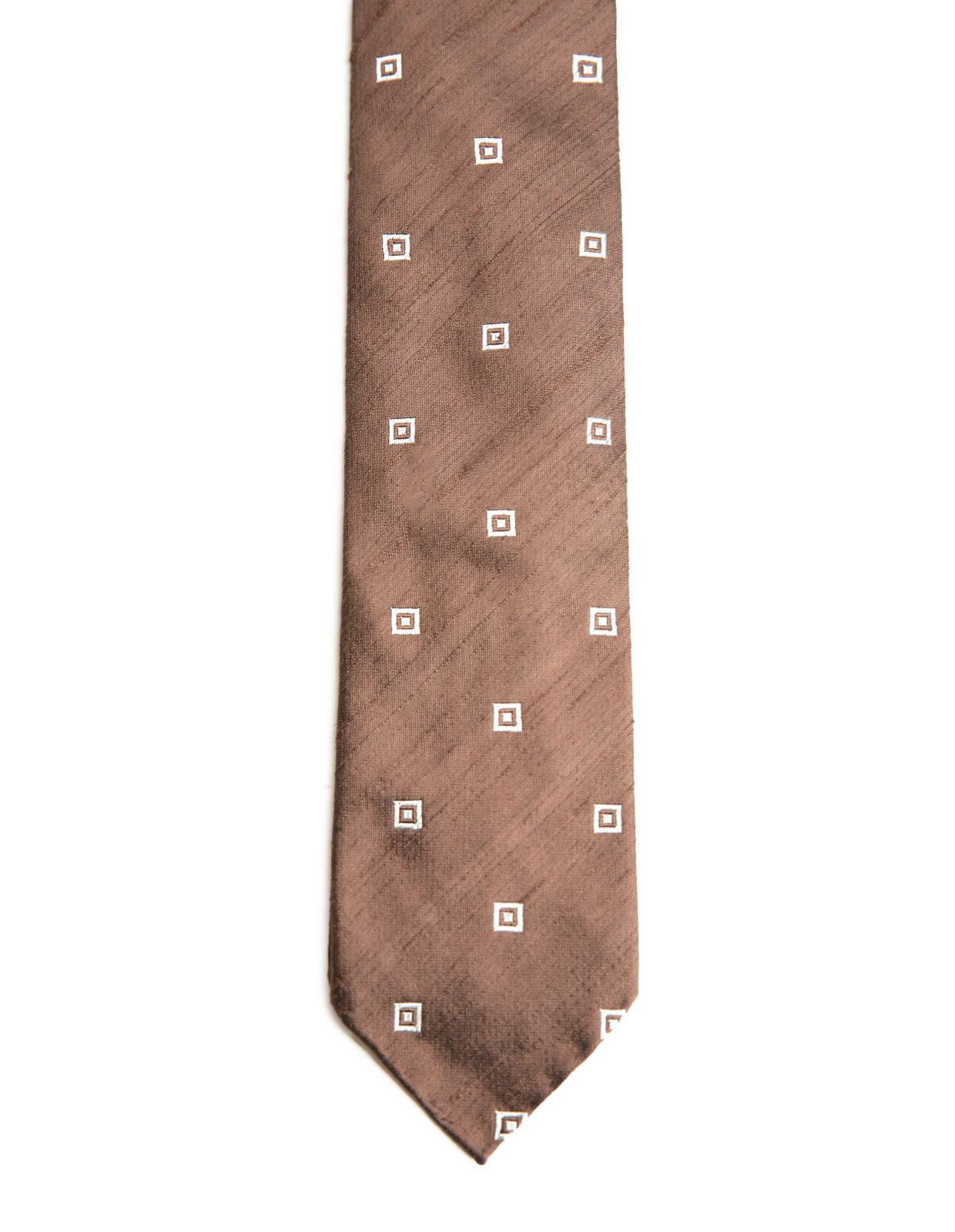 Shantung Tie Unlined Brown/Window