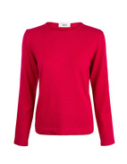 Tröja Merinoull Faule/Cerise