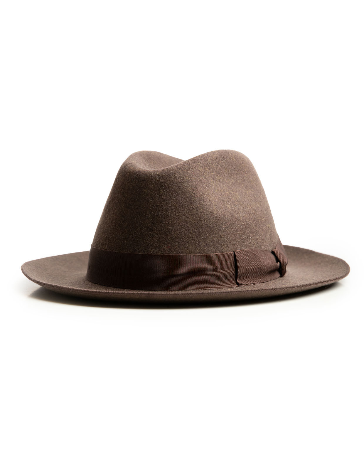 Crushable Wool Hat Brown