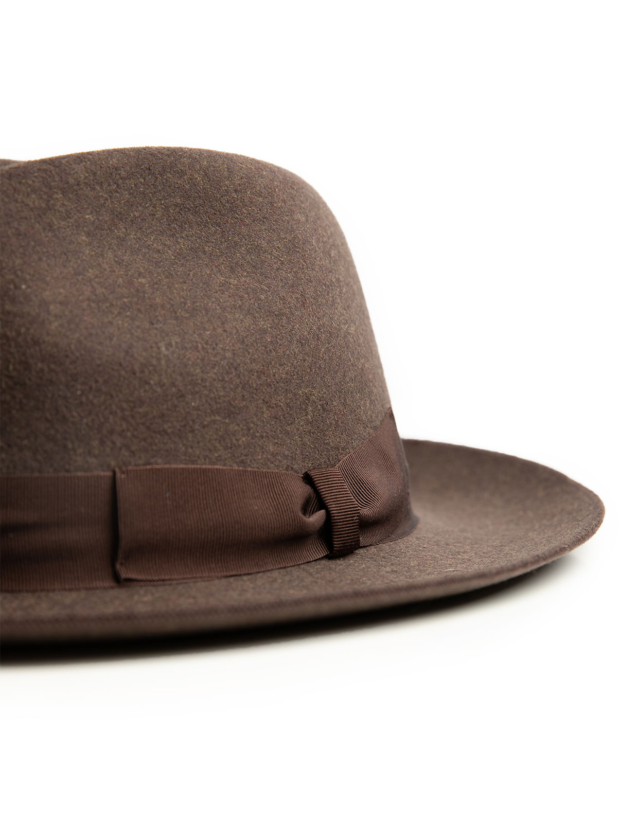 Crushable Wool Hat Brown