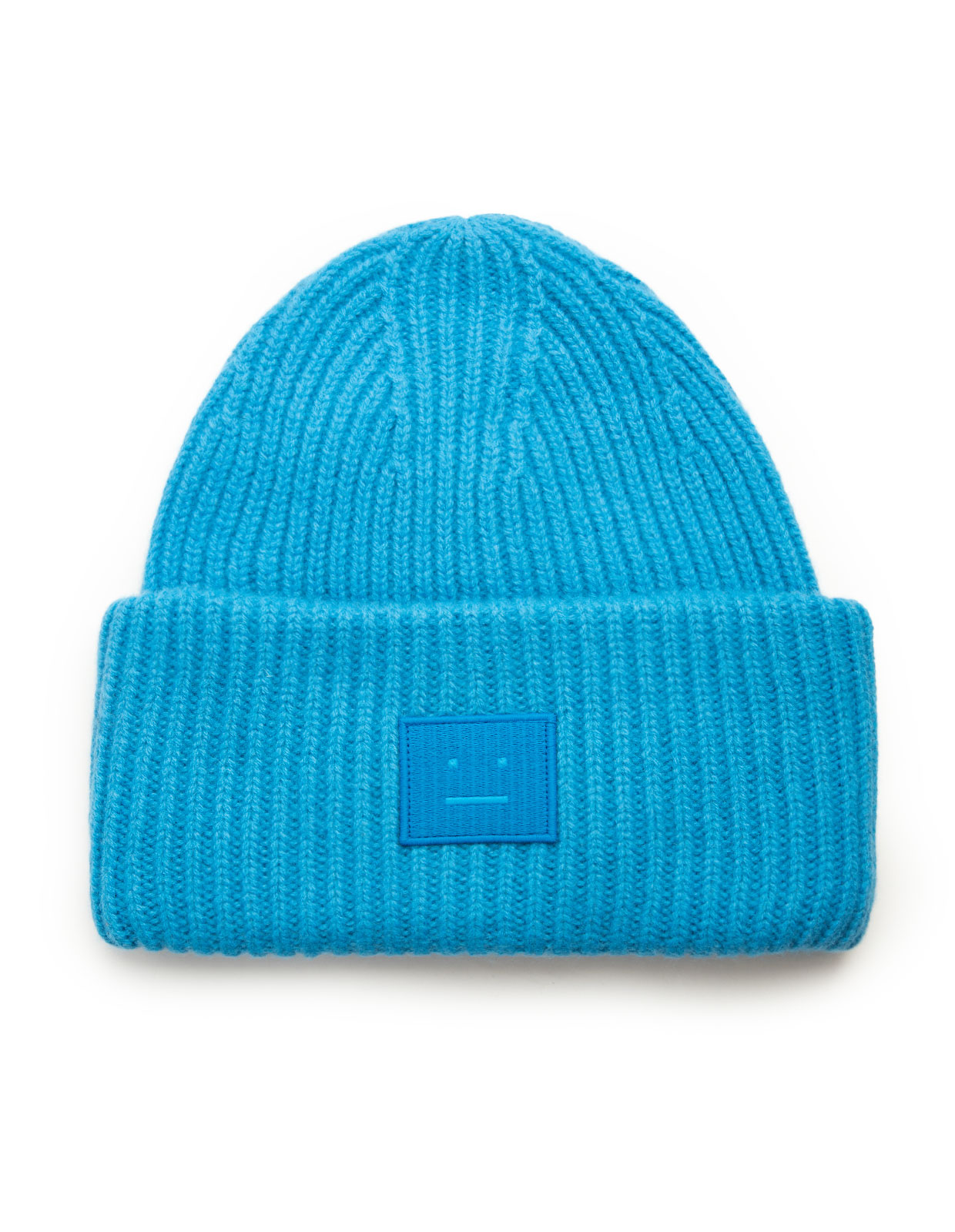 Face Logo Beanie Sapphire Blue