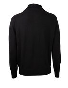 Poloshirt Merino Sweater Black Stl XL