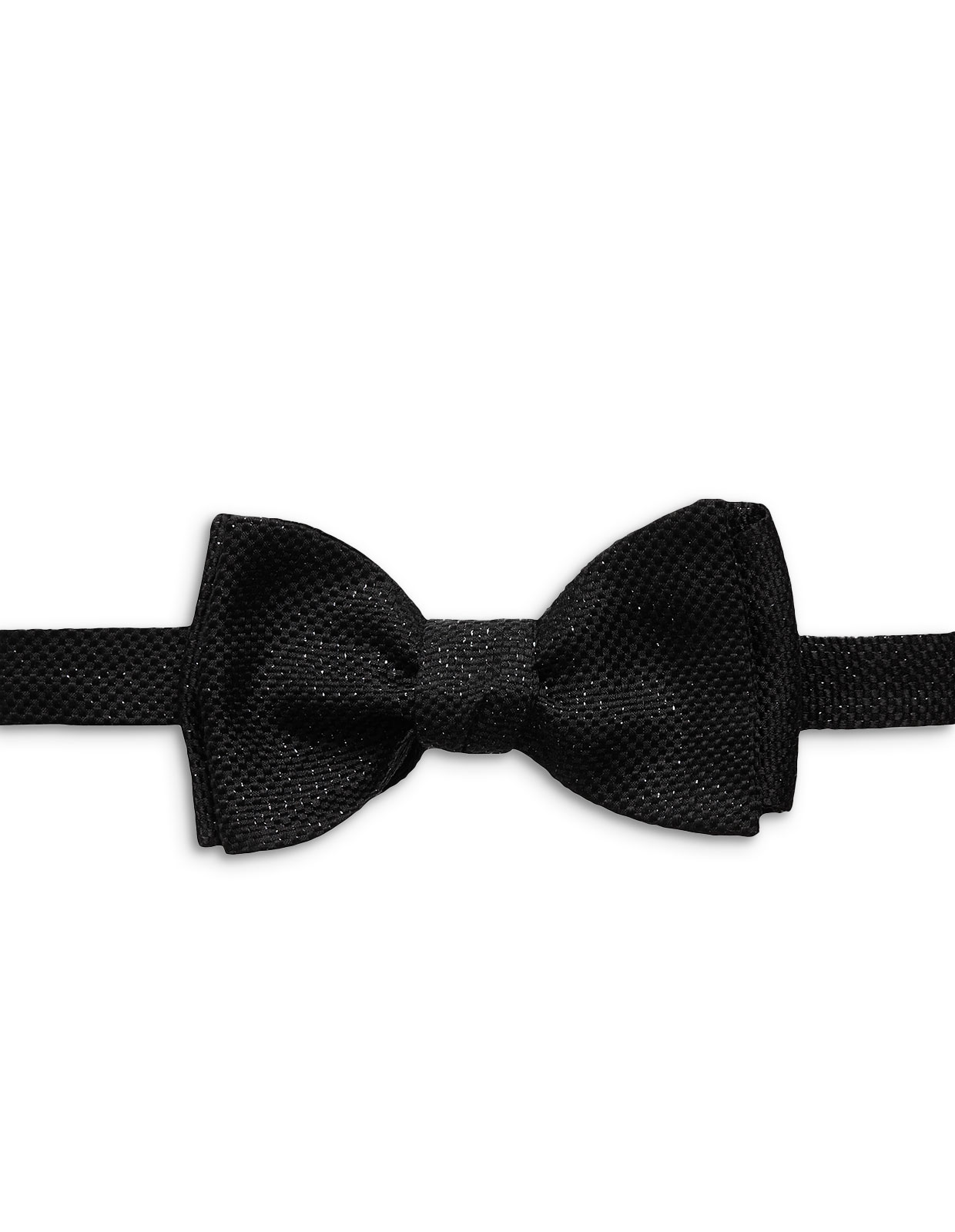 Fluga Siden Oknuten Svart One Size