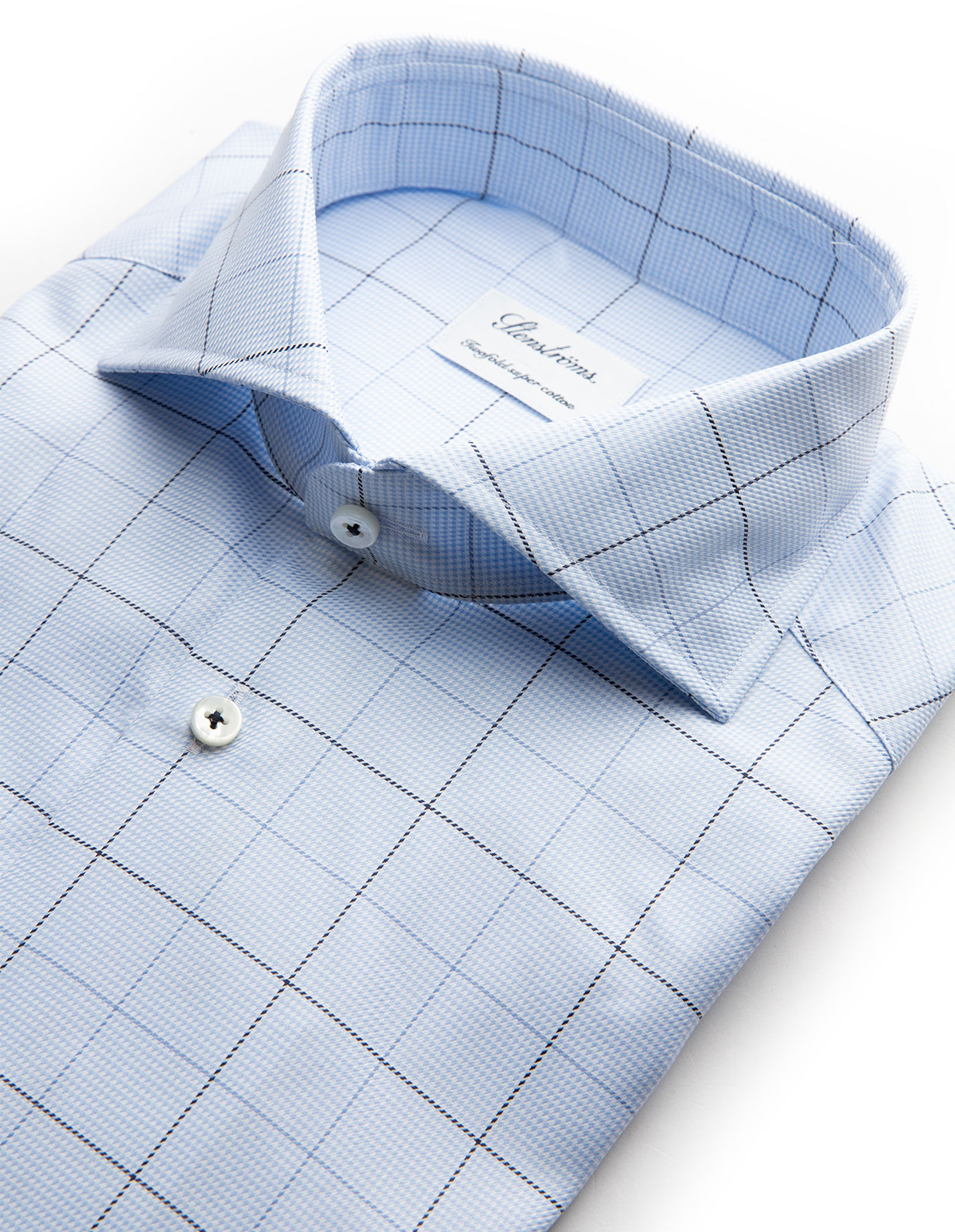 Slimline Shirt Light Blue/Navy