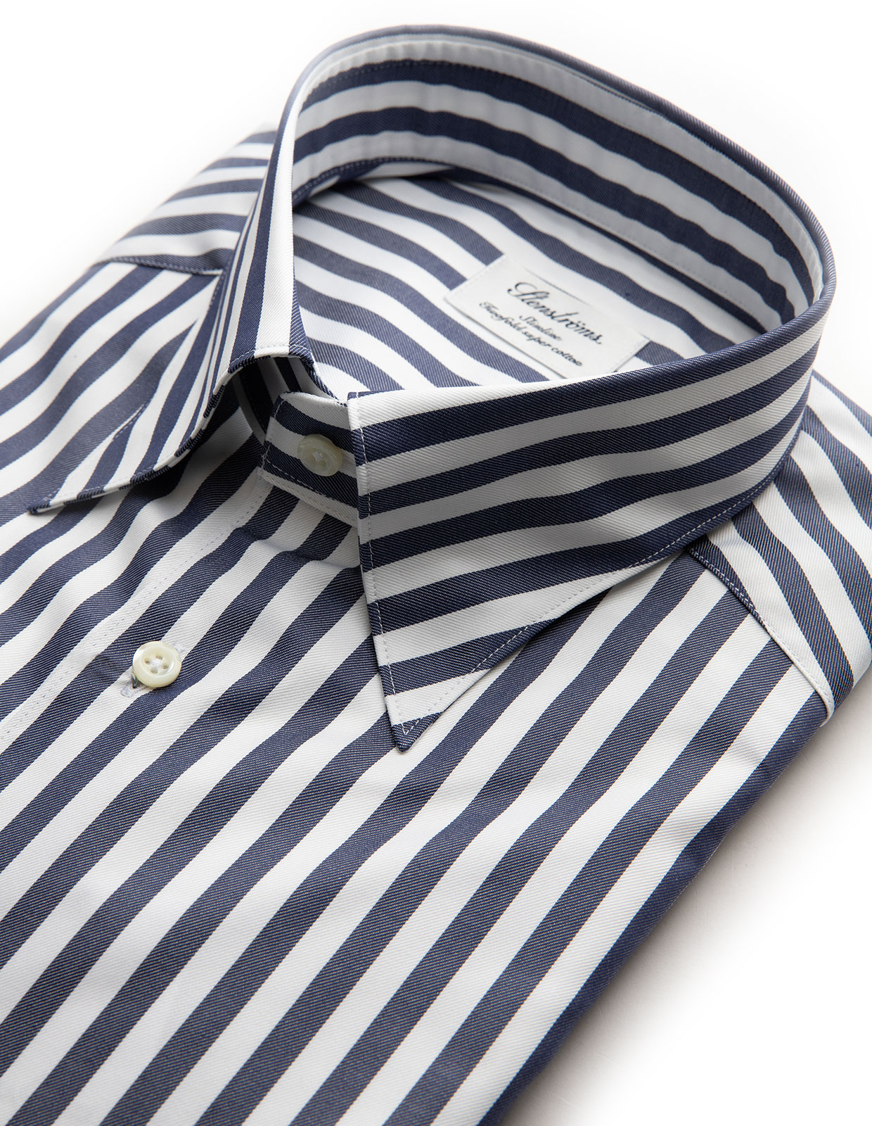 Slimline Shirt Navy/White
