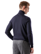 Roll Neck Merino Navy