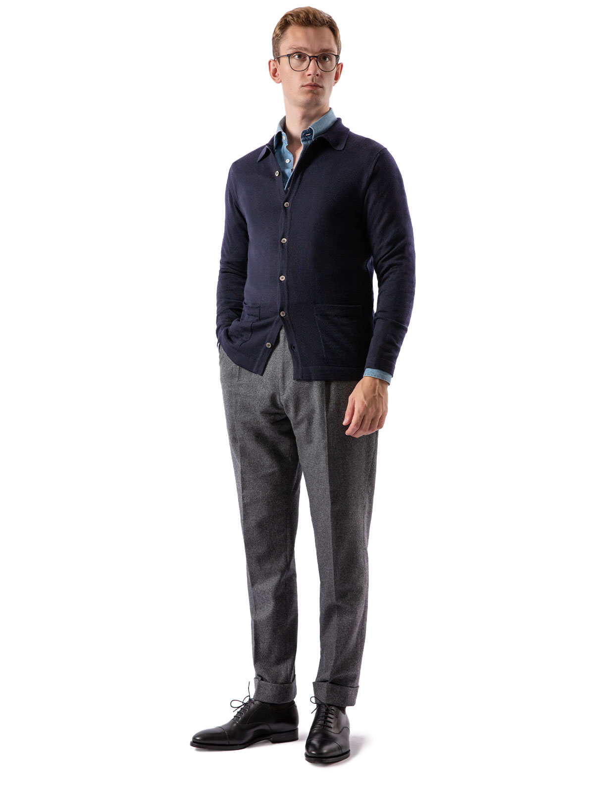 Cardigan Merinoull Navy Cardigan Merinoull Navy