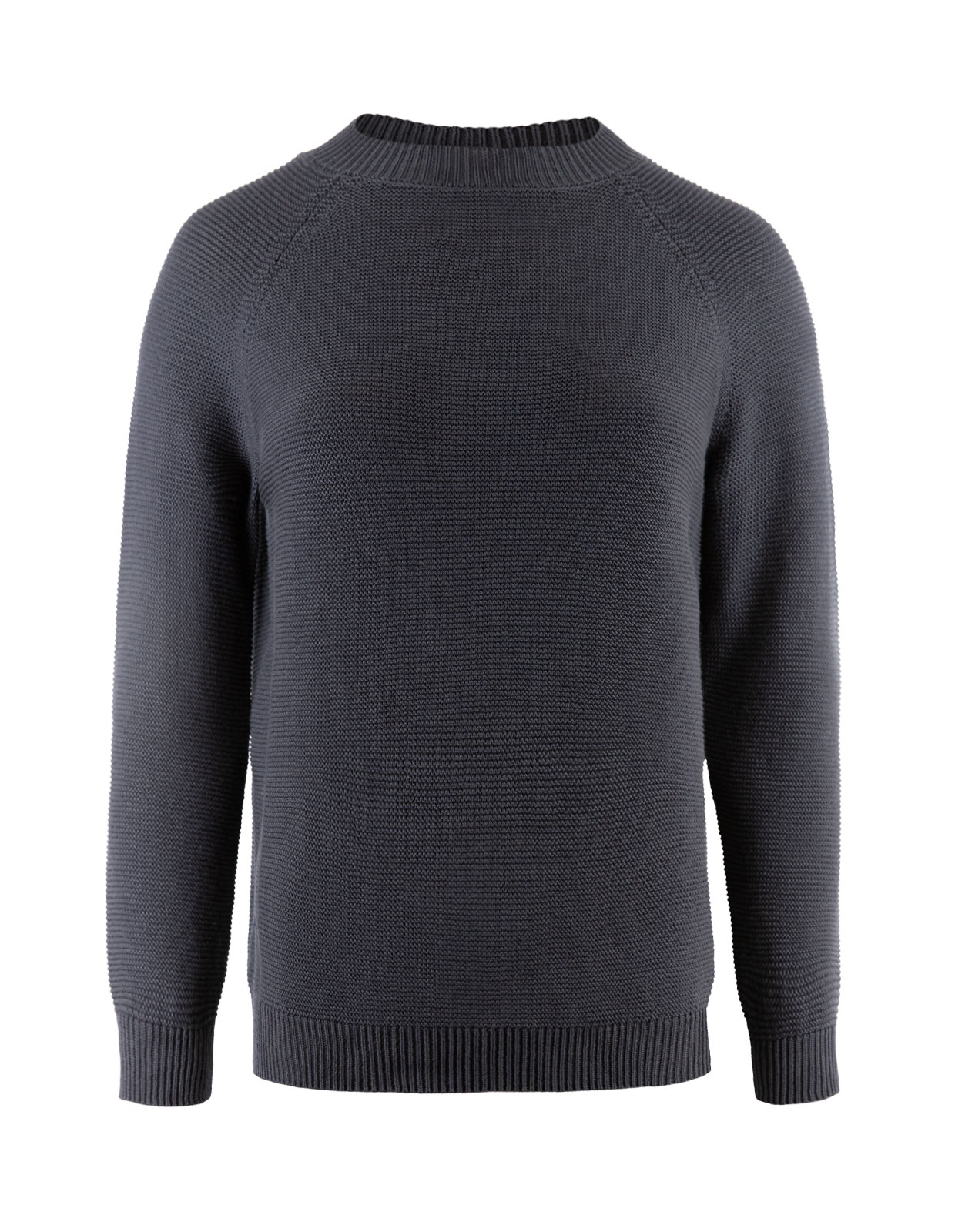 Linz Solid Knitted Top Navy