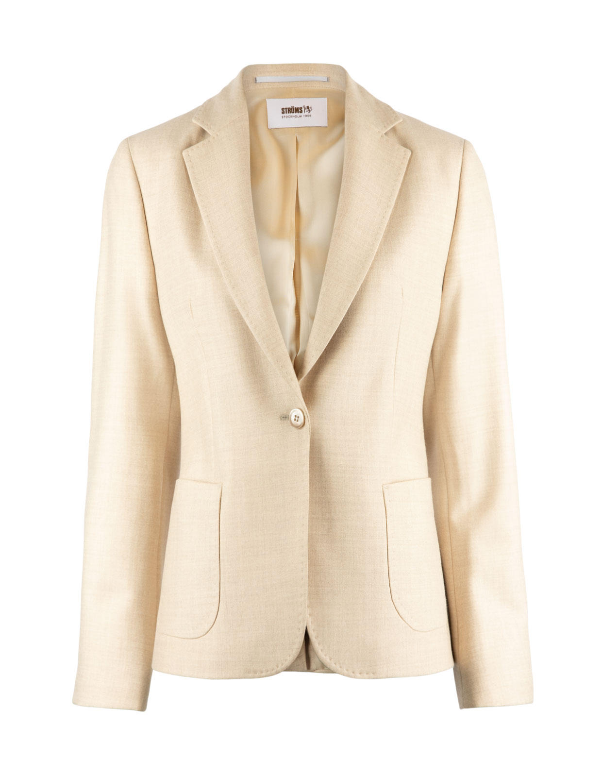 Blazer in wool Creme