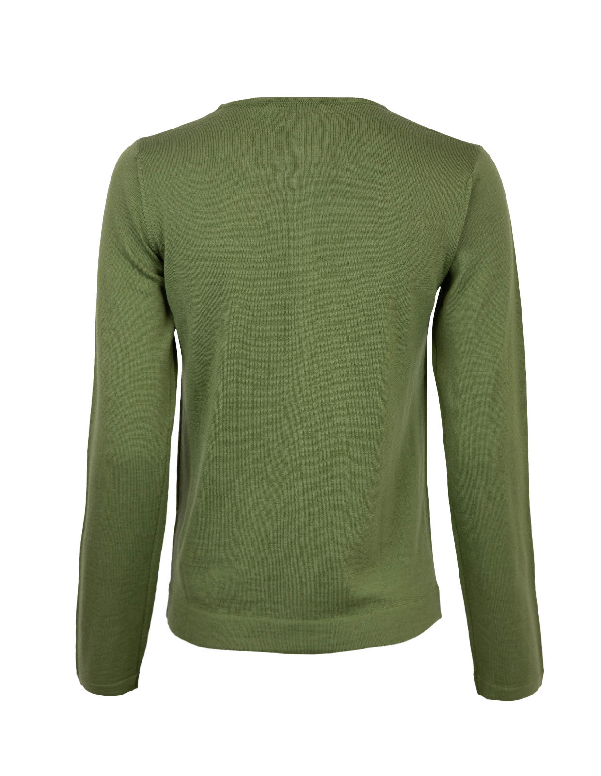 Cardigan Rundhals Grön